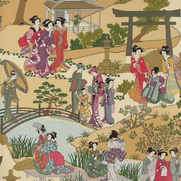 Papel de parede Geishas 03092-03 - MANUEL CANOVAS Papel de parede Geishas 03092-03 - MANUEL CANOVAS
