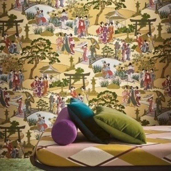 Papel de parede Geishas 03092-01 - MANUEL CANOVAS