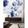 Papel de parede WP-208 Wall Mural Royal Blue Flowers 2 - KEK AMSTERDAM