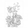 Papel de parede WP-668 Wall Mural Engraved Flowers - KEK AMSTERDAM