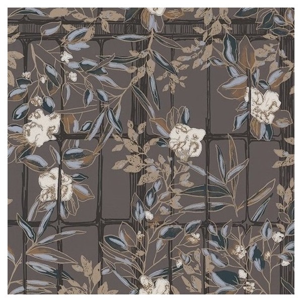 Papel Pintado Camelia Marron 85239262 - Casadeco Papel Pintado Camelia Marron 85239262 - Casadeco
