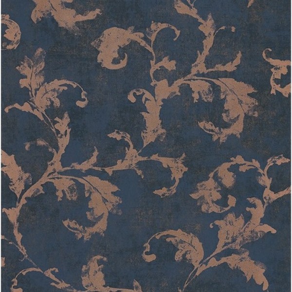 Tapete Arabesques Bleu Ancre 80796475 - Casadeco Tapete Arabesques Bleu Ancre 80796475 - Casadeco