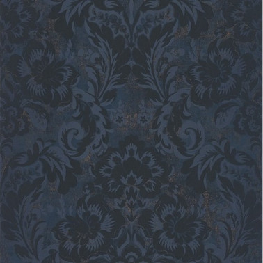 Papier peint Demeure Bleu Encre 86066474 - Casadeco