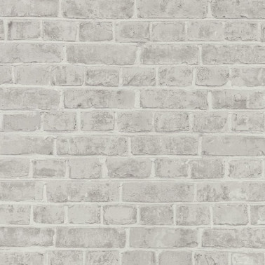 Papel Pintado Street Art Brique Blanc 68180010 - Casadeco