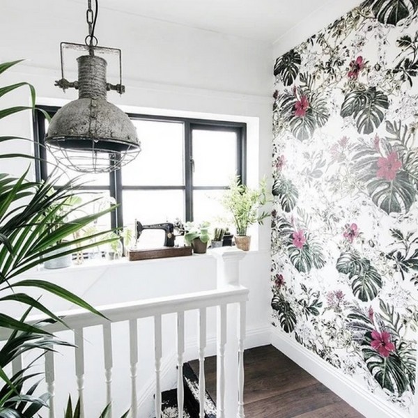Papel de parede Classic Seasons Wallpaper Summer Tropical Bloom - SIAN ZENG