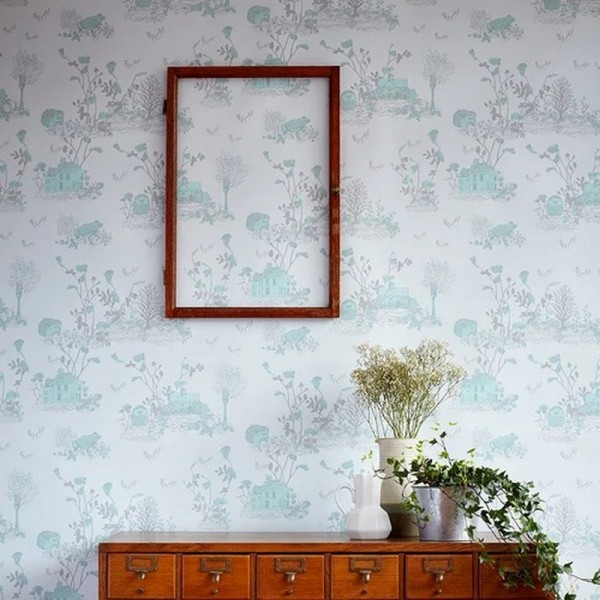 Papier peint Classic Woodlands Blue - SIAN ZENG