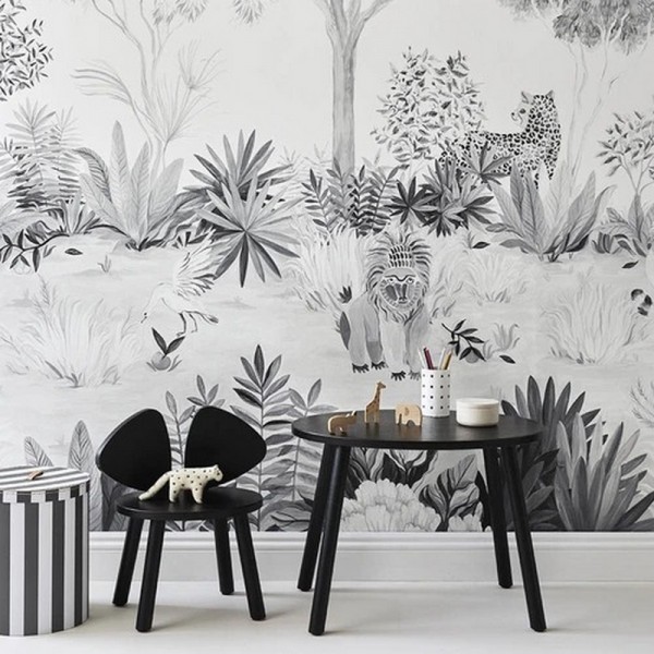 Tapete Jungle Grey - SIAN ZENG