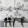 Tapete Jungle Grey - SIAN ZENG