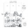 Tapete Jungle Grey - SIAN ZENG