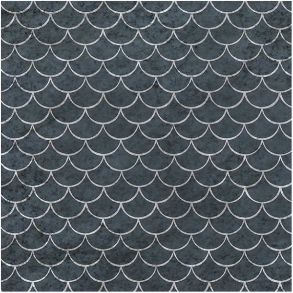 Papel Pintado FISH-SCALES DOM8-4 - LES DOMINOTIERS