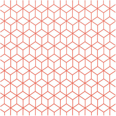 Papel Pintado KUBE-CORAL DOM5-1 - LES DOMINOTIERS