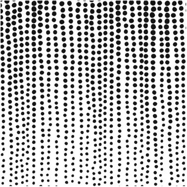 Papel Pintado RAIN-DROPS-BLACK-WHITE DOM7-5 - LES DOMINOTIERS