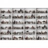 Carta da Parati R14182 Cabinet of Curios, Raw - REBEL WALLS