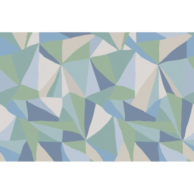 Carta da Parati R16682 Retro Geometry, Ice - REBEL WALLS