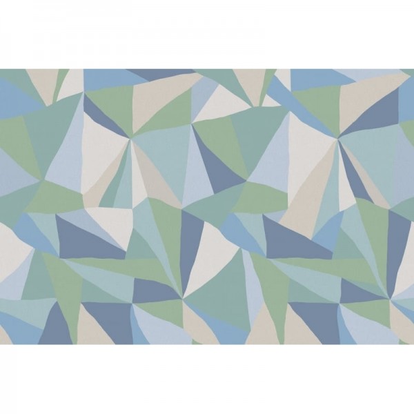 Carta da Parati R16682 Retro Geometry, Ice - REBEL WALLS