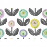 Carta da Parati R16712 Flower Parade, Licorice - REBEL WALLS