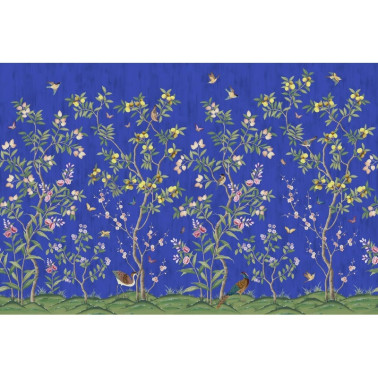 Carta da Parati R16747 Chinoiserie Chic, Cobalt - REBEL WALLS