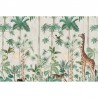 Carta da Parati R16791 Giraffe's Stroll - REBEL WALLS