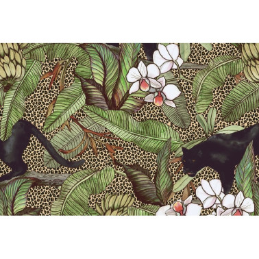 Carta da Parati R16801 Alluring Panthers - REBEL WALLS