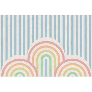 Carta da Parati R16872 Hilltops, Rainbow - REBEL WALLS