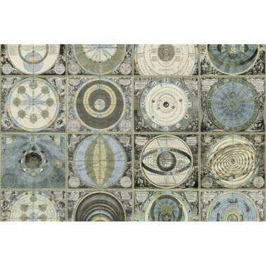 Carta da Parati R16932 Solar System, Evening - REBEL WALLS