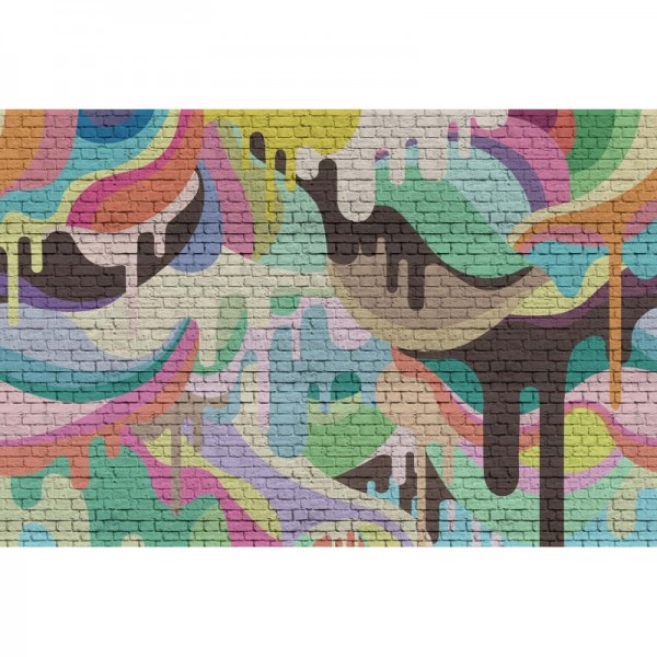Carta da Parati R16941 Dripping Rainbow - REBEL WALLS Carta da Parati R16941 Dripping Rainbow - REBEL WALLS