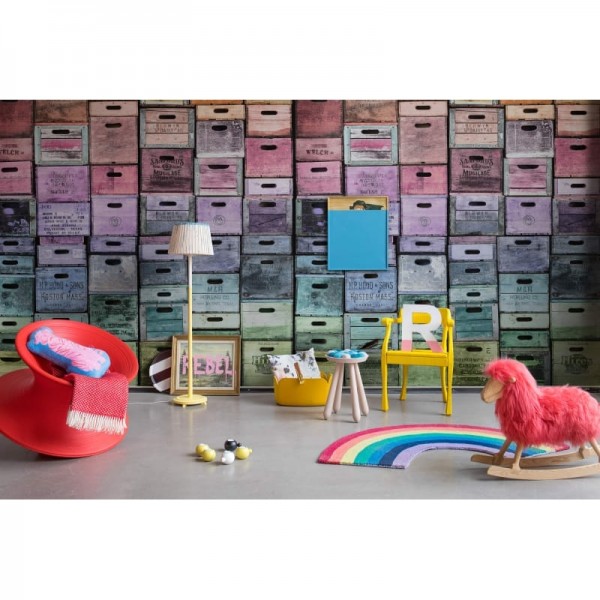 Carta da Parati R13441 Color Boxes - REBEL WALLS