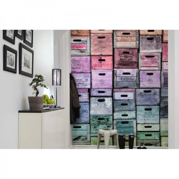 Carta da Parati R13441 Color Boxes - REBEL WALLS