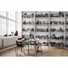 Carta da Parati R14182 Cabinet of Curios, Raw - REBEL WALLS