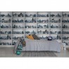 Carta da Parati R14183 Cabinet of Curios, Sapphire - REBEL WALLS