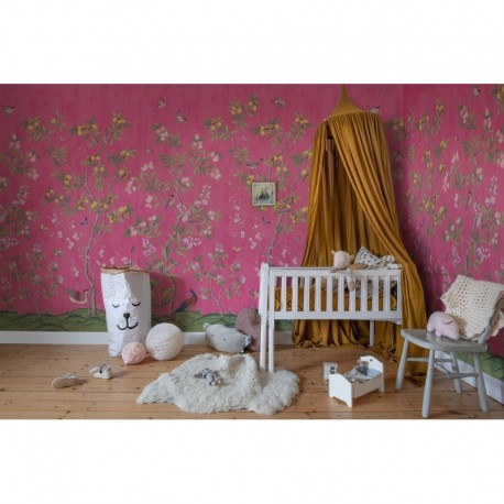 Carta da Parati R16746 Chinoiserie Chic, Fuchsia - REBEL WALLS