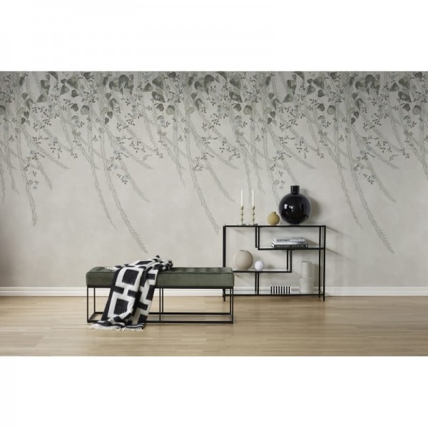 Papel de parede R16781 Lush Foliage, Sage Tint - REBEL WALLS