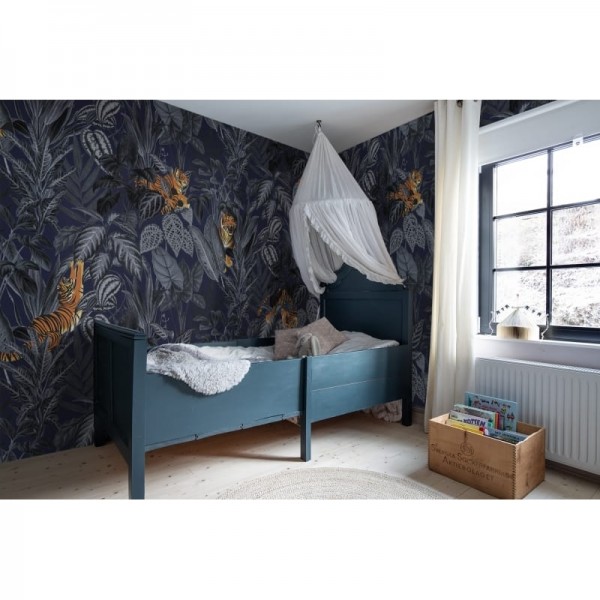 Tapete R16813 Mischievous Tigers, Moonlight - REBEL WALLS