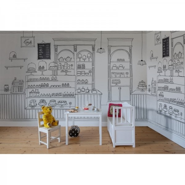 Carta da Parati R16861 Le Petit Patisserie - REBEL WALLS
