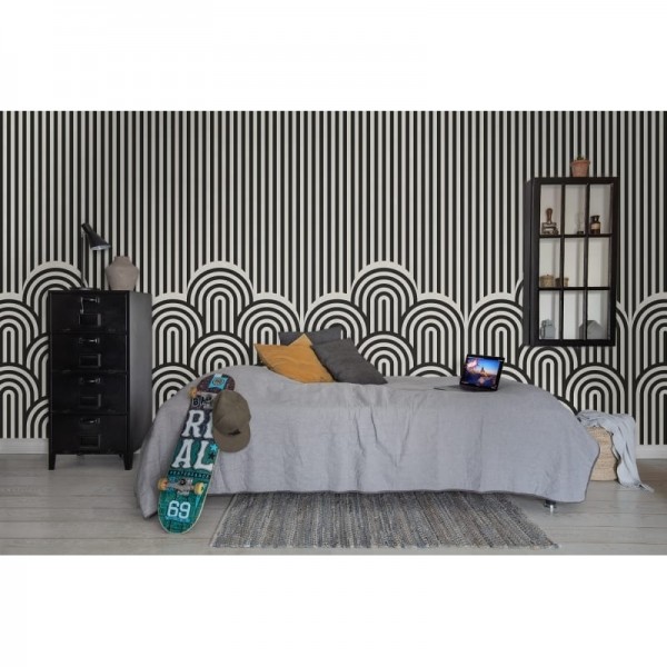 Carta da Parati R16873 Hilltops, Graphic - REBEL WALLS