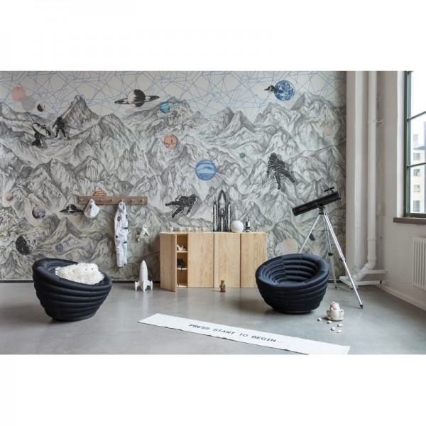 Carta da Parati R16891 Moon Rock - REBEL WALLS