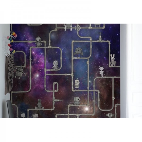 Carta da Parati R16902 We are Robots, Stardust - REBEL WALLS