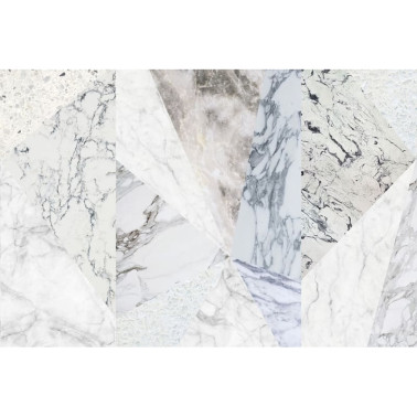 Carta da Parati R13426 Big Diamond, Marble - REBEL WALLS