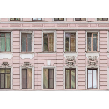 Carta da Parati R15881 Pink Facade - REBEL WALLS