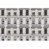 Carta da Parati R15932 Rue Relief, White - REBEL WALLS
