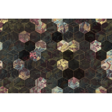 Carta da Parati R16241 Vinum Hexagon - REBEL WALLS