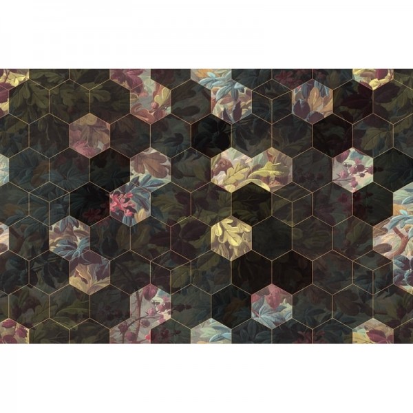 Carta da Parati R16241 Vinum Hexagon - REBEL WALLS Carta da Parati R16241 Vinum Hexagon - REBEL WALLS