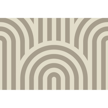 Carta da Parati R16282 Happy Hills, Vanilla - REBEL WALLS
