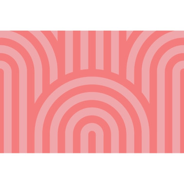Carta da Parati R16283 Happy Hills, Bubble Gum - REBEL WALLS