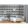 Carta da Parati R13392 Pom Pom, Black - REBEL WALLS