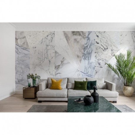 Carta da Parati R13426 Big Diamond, Marble - REBEL WALLS
