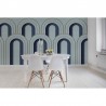 Carta da Parati R16102 Arch Deco, Blue - REBEL WALLS