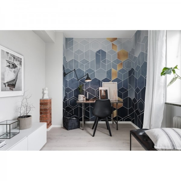 Carta da Parati R16291 Gradient Geometry - REBEL WALLS