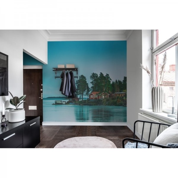 Carta da Parati R16331 Cottage Island - REBEL WALLS