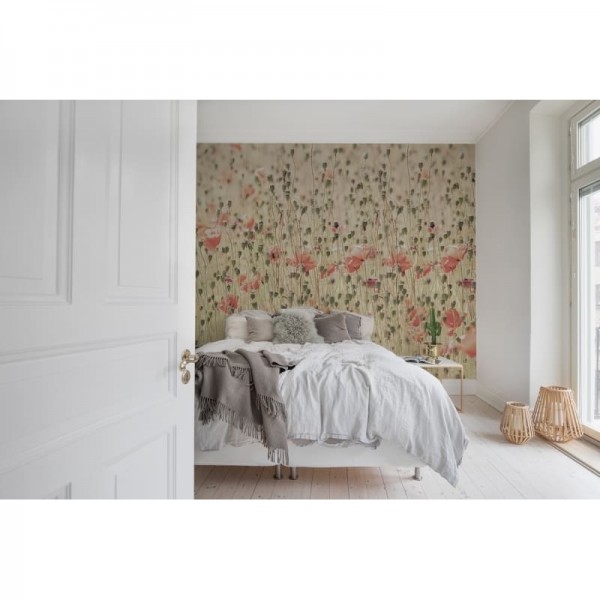 Tapete R16391 Poppies - REBEL WALLS